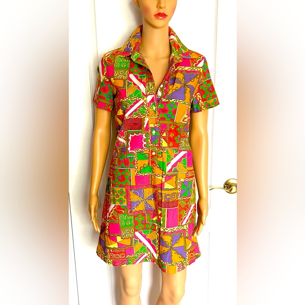 Multicolored Italian Summer Dress